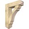Ekena Millwork Olympic Arts and Crafts Rough Sawn Bracket w/ Offset Brace, Douglas Fir, 8"W x 30"D x 36"H BKT0806X30X36OLY03RDF - alternate 1